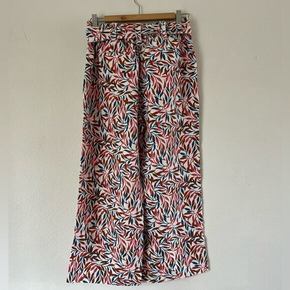 Lands End 100% Linen Wide Leg Pants - Picture 3 of 5